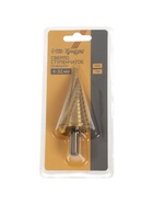 Сверло ступенчатое ТУНДРА ПРОФИ, HSS, TiN, спиральный профиль, трехгранный хвостовик, 4-32 мм - Фото 4