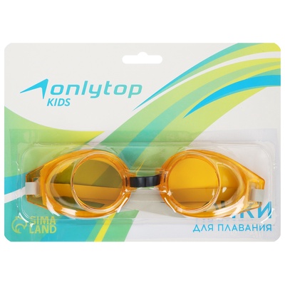 Очки для плавания детские ONLYTOP, МИКС
