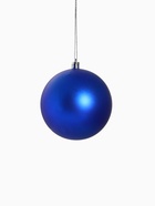 Ёлочные игрушки «Снежный вальс», шары новогодние, d=10 см, набор 4 шт., синий/белый - фото 7483705