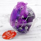 Ёлочные игрушки «Талла», шары новогодние, набор 12 шт. (4 шара, 2 сосульки, 6 звёзд), фиолетовые - Фото 2