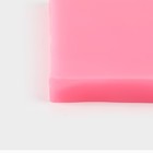 Силиконовый молд «Снежные», 11,8×7 см, цвет розовый - Фото 5