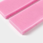 Молд для заливки шоколада «Цифры с узором», 2 шт., 10 ячеек, силикон, 16.6×10.5 см, розовый - Фото 3