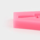 Молд для заливки «Автомат», силикон, 13.2×5.3 см, розовый - Фото 4