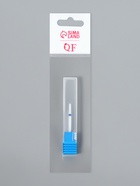 Фреза керамическая для маникюра «Тонкая», средняя нарезка, d=2×8×2.35 мм, в пластиковом футляре, белая - Фото 5