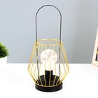 Ночник "Фонарь золотой" LED 3AAА черный 14х14х29,5 см RISALUX - фото 20955005