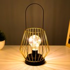 Ночник "Фонарь золотой" LED 3AAА черный 14х14х29,5 см RISALUX - фото 20955006