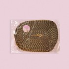 Лента с имитацией страз, 4 см, 9±1 м, цвет золотой - Фото 4