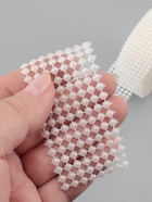 Лента с имитацией жемчуга, 4 см, 9±1 м, белая 4317004