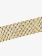 Лента с имитацией страз, 6 см, 9±1 м, цвет золотой - Фото 2