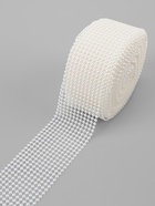 Лента с имитацией жемчуга, 6 см, 9±1 м, белая - Фото 3