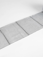 Лента с имитацией выпуклых страз, 11.5 см, 9±1 м, цвет серебряный - Фото 4