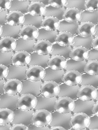 Лента с имитацией выпуклых страз, 11.5 см, 9±1 м, цвет серебряный 4317008