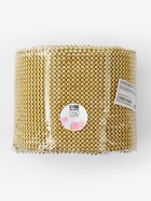 Лента с имитацией выпуклых страз, 11.5 см, 9±1 м, цвет золотой - Фото 6