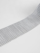 Лента с имитацией выпуклых страз, 5.75 см, 9±1 м, цвет серебряный - Фото 3