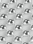 Лента с имитацией выпуклых страз, 5.75 см, 9±1 м, цвет серебряный - Фото 5