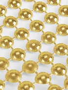 Лента с имитацией выпуклых страз, 5.75 см, 9±1 м, цвет золотой 4317011