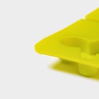 Форма для леденцов новогодняя Доляна «Новогодний подарок», силикон, 24×9.5 см, 6 ячеек, оливковая - Фото 4