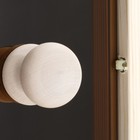Дверь для бани «Банька», размер коробки 190 × 70 см, правая, 6 мм, круглая ручка - Фото 2
