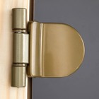 Дверь для бани «Банька», размер коробки 190 × 70 см, правая, 6 мм, круглая ручка - Фото 3