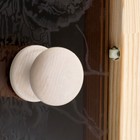 Дверь стеклянная «Мишки», размер коробки 190 × 70 см, 6 мм, правая, круглая ручка, бронза - Фото 2