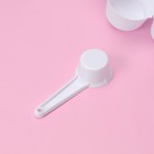 Набор мерных ложек Доляна, 11 шт.: 30/60/80/125/250 мл, 0.6/1.2/2.5/5/7.5/15 мл, пластик, белый - Фото 12