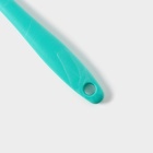 Лопатка с прорезями Доляна «Парус», 20 см, цвет бирюзовый - Фото 4