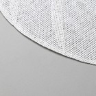 Салфетка сервировочная Доляна "Листочки", цв.белый, 30*45 см - Фото 3