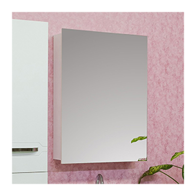 Шкаф-зеркало Анкона 60 белый глянец, левый 15,5 см х 58 см х 78 см