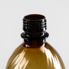 Бутылка одноразовая, 1 л, ПЭТ, без крышки, цвет коричневый - Фото 2