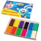 Пластилин 12 цветов, 180 г «Смешарики» - Фото 4