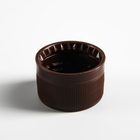 Пробка пластиковая одноразовая двухкомпонентная, 28 мм на: 0.5 л, 1 л, 1.5 л, 2 л, 3 л, цвет коричневый - Фото 3