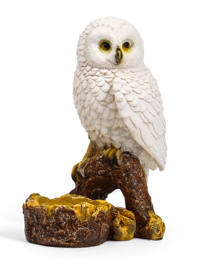 Подсвечник на 1 свечу «Сова на ветке», полистоун, 8×10×15 см