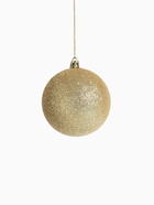 Ёлочные игрушки «Саманта», шары новогодние, d=8 см, набор 6 шт., золото - Фото 5