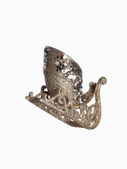 Ёлочная игрушка «Зимнее волшебство. Сияющая глазурь - сани», 11×6.5 см, золото 4325471 Ёлочная игрушка «Зимнее волшебство. Сияющая глазурь - сани», 11×6.5 см, золото 4325471