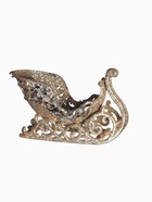 Ёлочная игрушка «Зимнее волшебство. Сияющая глазурь - сани», 11×6.5 см, золото - Фото 6