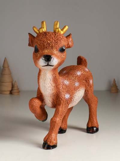 Фигура полистоун «Олененок Бэйб», 22×13×30