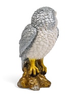Фигурка полистоун «Сова на коряге», серебро, 9×12×19 см - Фото 5