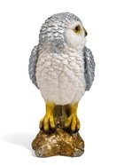 Фигурка полистоун «Сова на коряге», серебро, 9×12×19 см - Фото 6