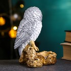 Подсвечник "Сова" серебро 8х10х15см - Фото 4