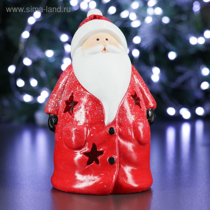 Фигура с подсветкой "Дед Мороз" 11х9х15см - Фото 1