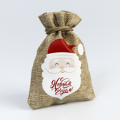 Мешок с термонаклейкой «С Новым годом», 16 × 24 см +/- 1.5 см