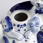 Чайник гжель «Кошки», бело-синий,керамика, - Фото 5