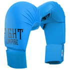 Перчатки для карате FIGHT EMPIRE, размер XL, цвет синий - Фото 1