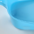 Веник для пола с совком «Практик», цвет бирюзовый - Фото 5