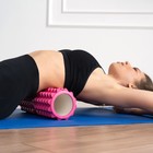 Ролик массажный Sangh, 33×13 см, цвет розовый - Фото 7