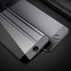 Защитное стекло 9D LuazON для iPhone 7/8/SE2020, полный клей, 0.33 мм, 9Н, чёрное - фото 8476887