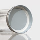 Баночка стеклянная для специй с металлической крышкой Доляна «Сильвер», 100 мл, 7×5,5 см - Фото 3