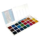 Акварель медовая «Гамма. Классическая», 24 цвета, с кистью, пластик - Фото 2