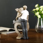 Фигурка полистоун «Влюблённые на сердце», 23.5×12×9 см - Фото 3