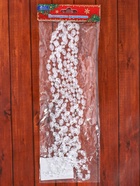 Бусы на ёлку «Льдинки», длина 2.7 м, d=9 мм, перламутровые - Фото 3